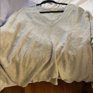 One size, oversized angora sweater poncho